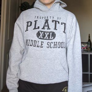 Grey Russell Athletic Platt Middle School Hoodie